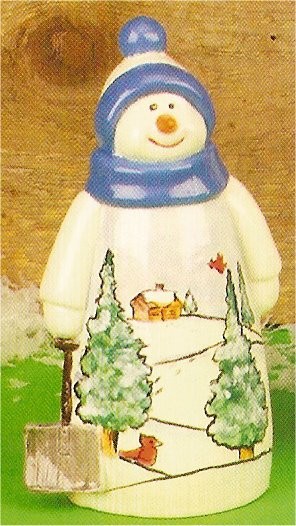 CPI Pottery Snowman 9"Tall