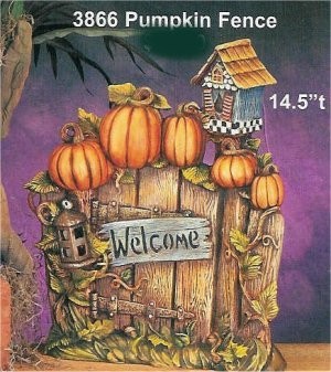 CPI Pumpkin Fence 14.5"T