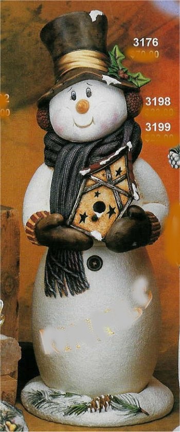 CPI Snowman w/Birdhouse 29"T