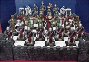 Crusade Chess Set Board & Wall included