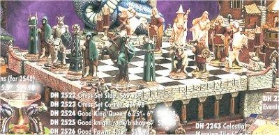 Middle Earth Chess Set Brd & Walls included