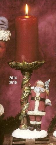 Santa Candle Holder 8.5"T