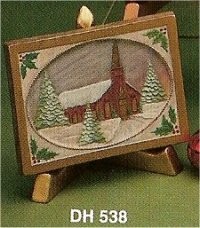 DH Country Church Card 4.5x6.5" Easel sold sep.