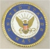 Navy Insignia or Coaster 3 5/8" D