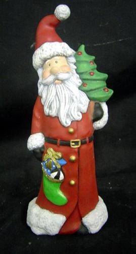 DH Santa w/Tree & Boot 8"t
