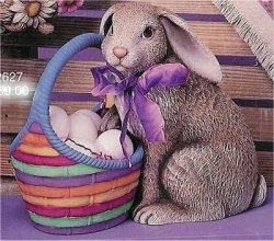 Rabbit w/Basket 10"T eggs Not Included