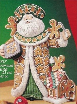 Gingerbread Santa 10"T