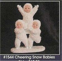 Snow Babies Cheering 5"T