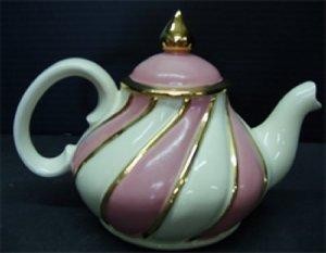 Swirl Teapot 6"t.