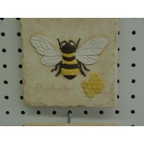 Bee Plaque 5.5"