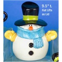 CPI Snowman Cookie Jar 9.5"t