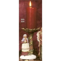 Mrs. Santa Candle Holder 8"T