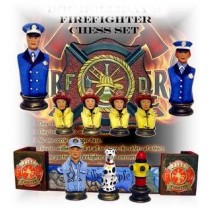 FireFighter's Chess Set Board sold Sep.