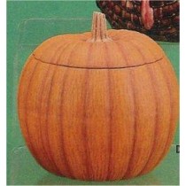 Pumpkin w/Lid 6.25"t