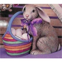 Rabbit w/Basket 10"T eggs Not Included