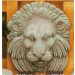 CPI Lion's Face Plaque 10"l