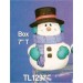 TL  Snowman Box 7"T