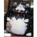 Fatty Catty w/Mouse 8"T