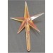 Star For Larger Trees Amber 4"t