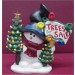 Snowman w/Trees for Sale 13"t