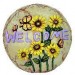 Butterfly Welcome Slab/Plaque 11"