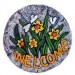 Welcome Dragonfly Slab/Plaque 11"