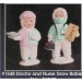 Doctor & Nurse Snow Babies 3"T