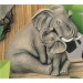 Nurturing Elephants 10"T
