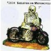 Skeleton on Motorcycle 7"