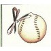 Baseball Ornament 2"t