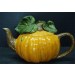 Pumpkin Teapot 6.5"T