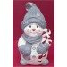 Snowman w/CandyCane 15"H